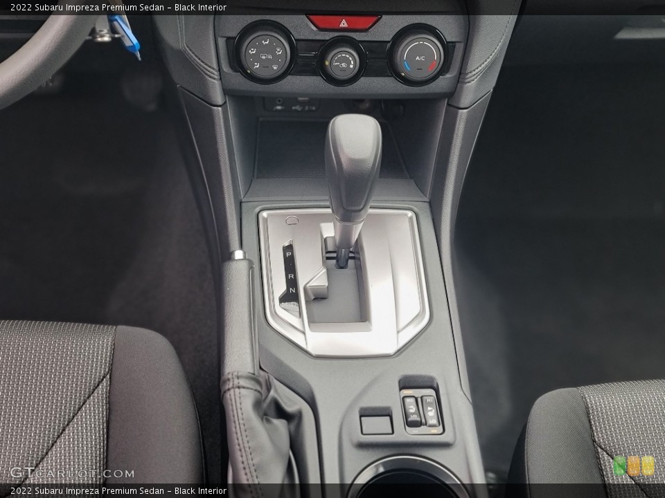 Black Interior Transmission for the 2022 Subaru Impreza Premium Sedan #143797065