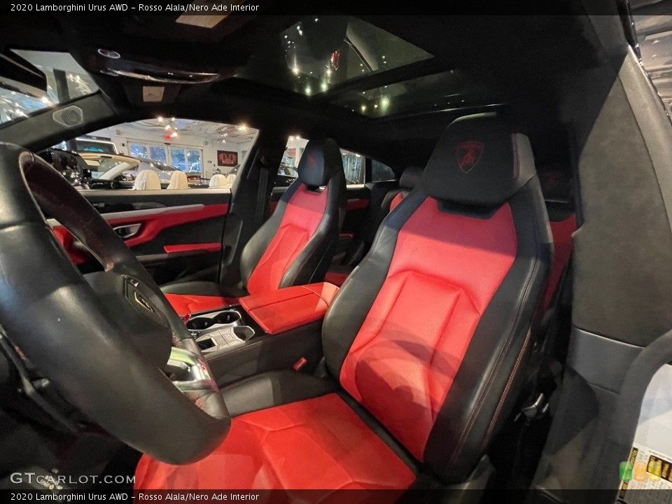 Rosso Alala/Nero Ade Interior Front Seat for the 2020 Lamborghini Urus AWD #143798642