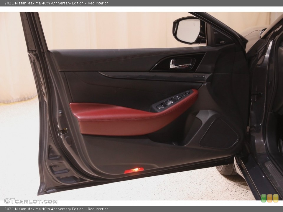 Red Interior Door Panel for the 2021 Nissan Maxima 40th Anniversary Edition #143801426