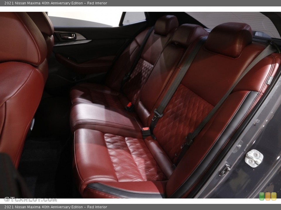 Red Interior Rear Seat for the 2021 Nissan Maxima 40th Anniversary Edition #143801655