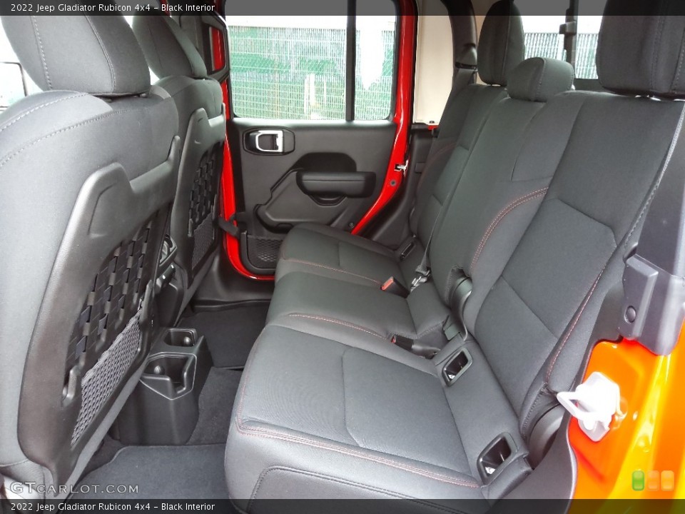 Black Interior Rear Seat for the 2022 Jeep Gladiator Rubicon 4x4 #143804819