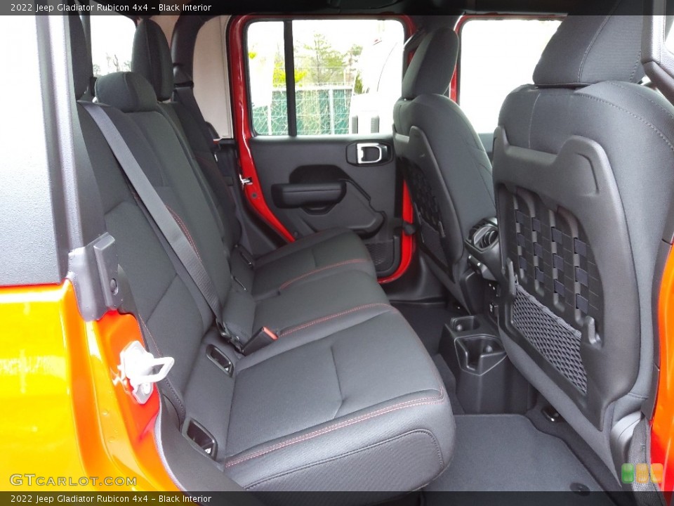 Black Interior Rear Seat for the 2022 Jeep Gladiator Rubicon 4x4 #143804852