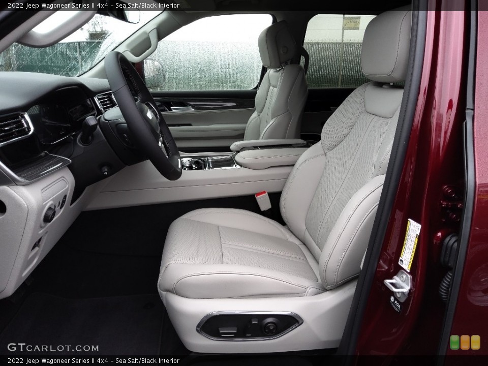 Sea Salt/Black Interior Front Seat for the 2022 Jeep Wagoneer Series II 4x4 #143805266