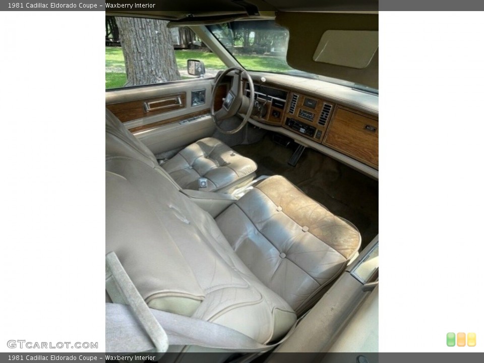 Waxberry Interior Front Seat for the 1981 Cadillac Eldorado Coupe #143805638