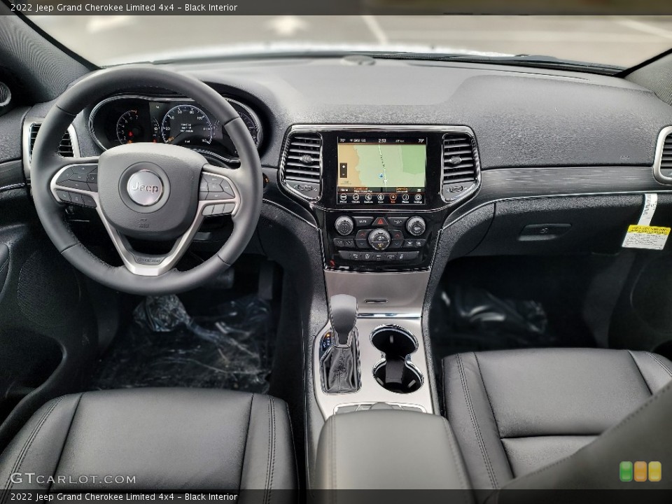 Black Interior Dashboard for the 2022 Jeep Grand Cherokee Limited 4x4 #143806495