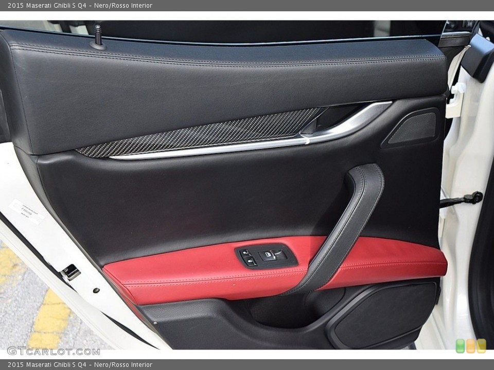 Nero/Rosso Interior Door Panel for the 2015 Maserati Ghibli S Q4 #143806552