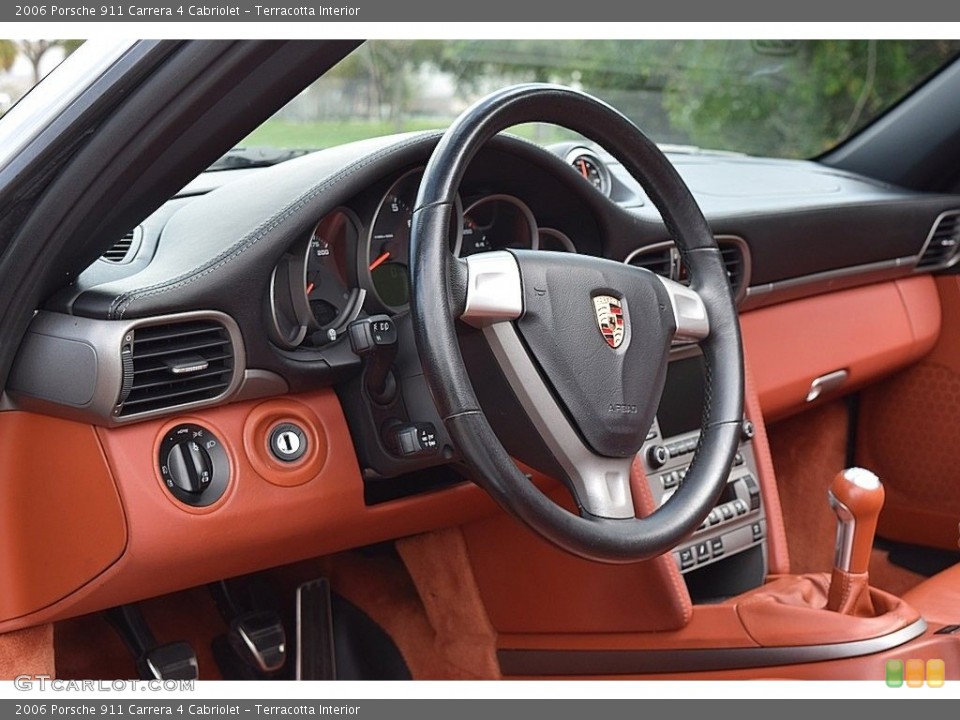 Terracotta Interior Dashboard for the 2006 Porsche 911 Carrera 4 Cabriolet #143807608