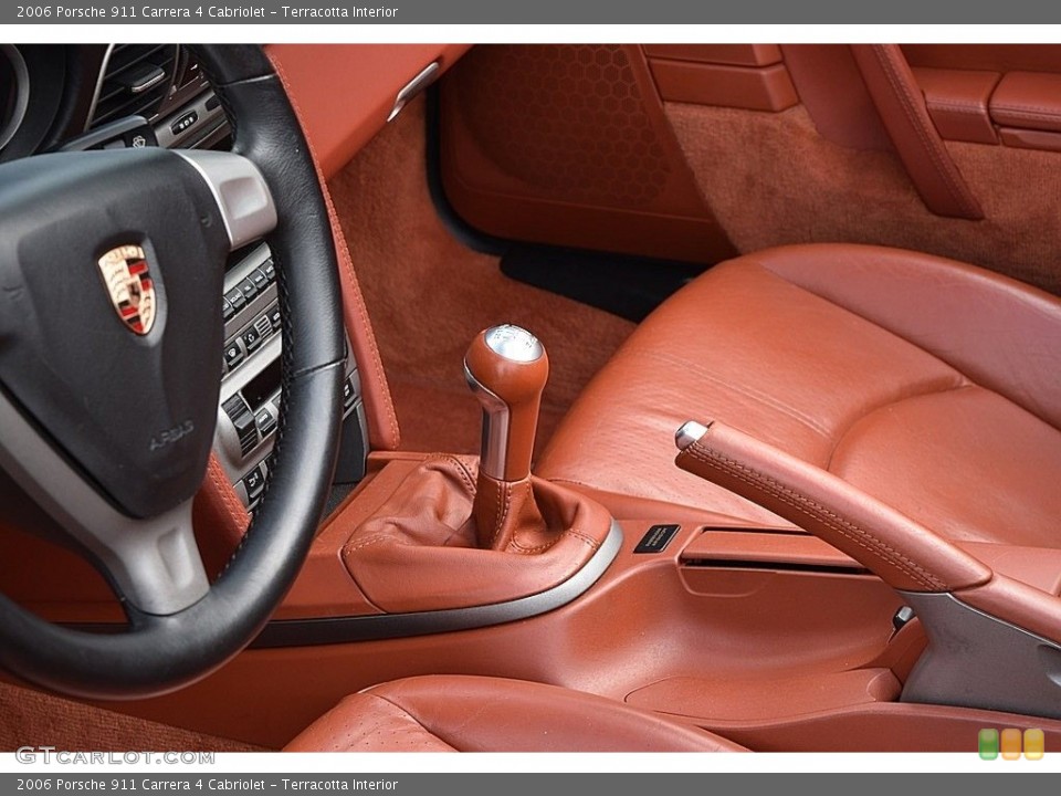 Terracotta Interior Transmission for the 2006 Porsche 911 Carrera 4 Cabriolet #143807632