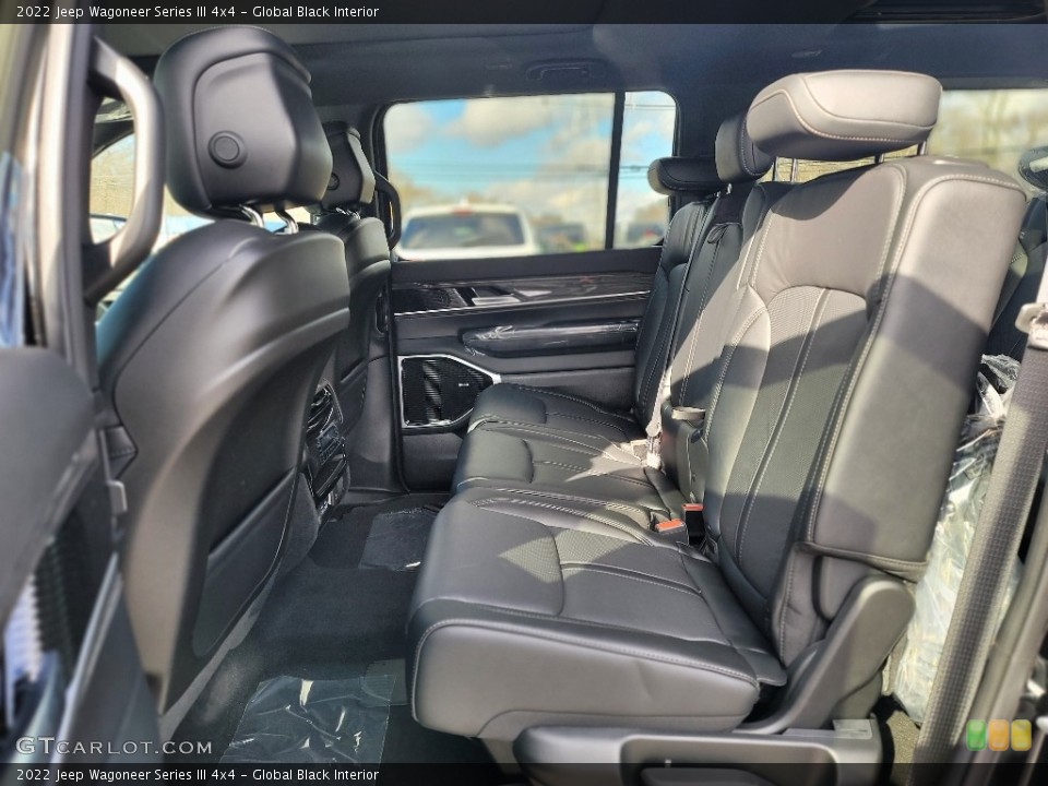 Global Black Interior Rear Seat for the 2022 Jeep Wagoneer Series III 4x4 #143807857