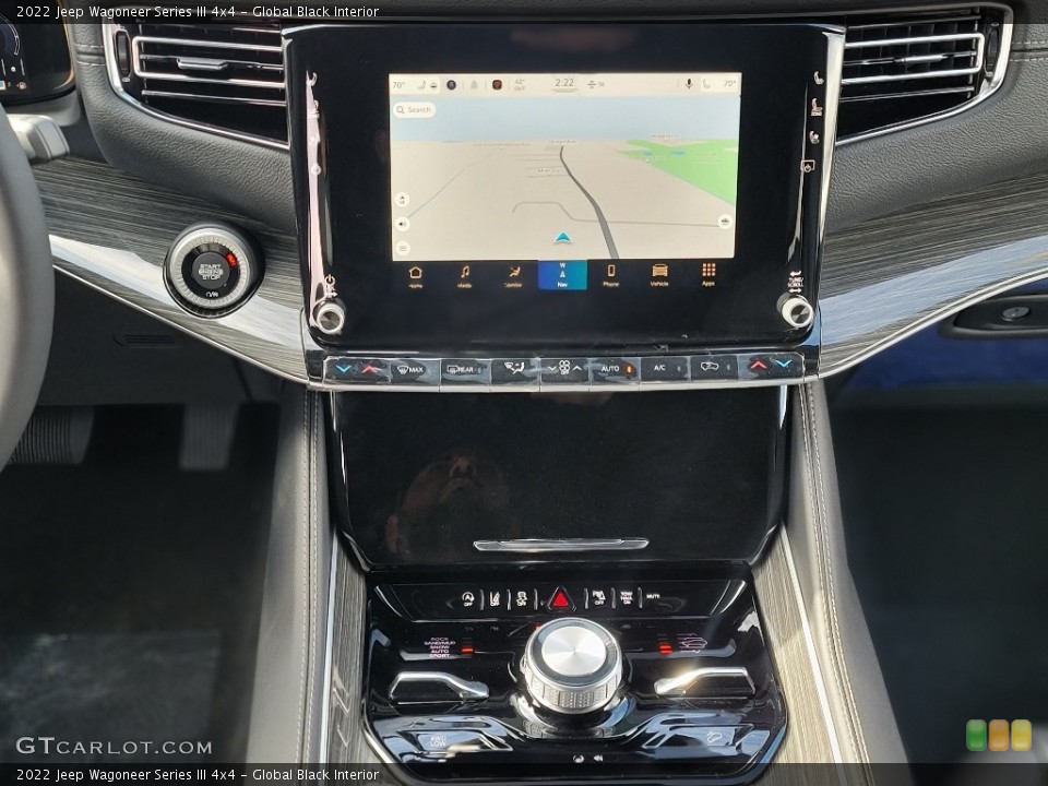 Global Black Interior Navigation for the 2022 Jeep Wagoneer Series III 4x4 #143807908