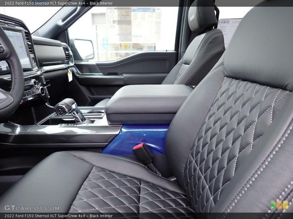 Black Interior Photo for the 2022 Ford F150 Sherrod XLT SuperCrew 4x4 #143811755