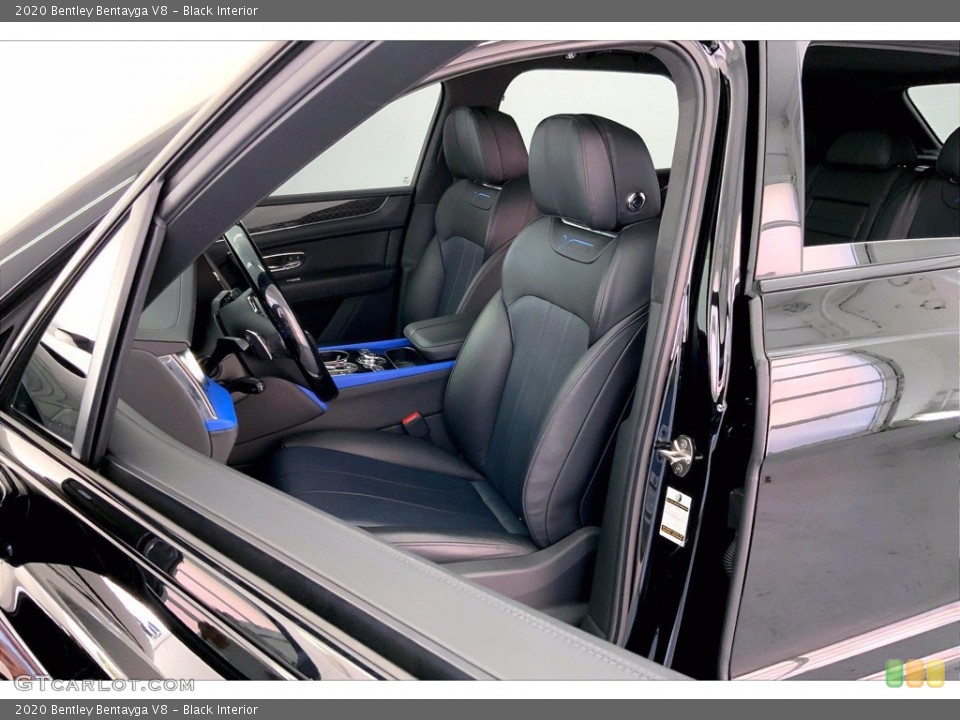 Black 2020 Bentley Bentayga Interiors