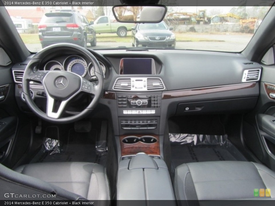 Black Interior Dashboard for the 2014 Mercedes-Benz E 350 Cabriolet #143812193