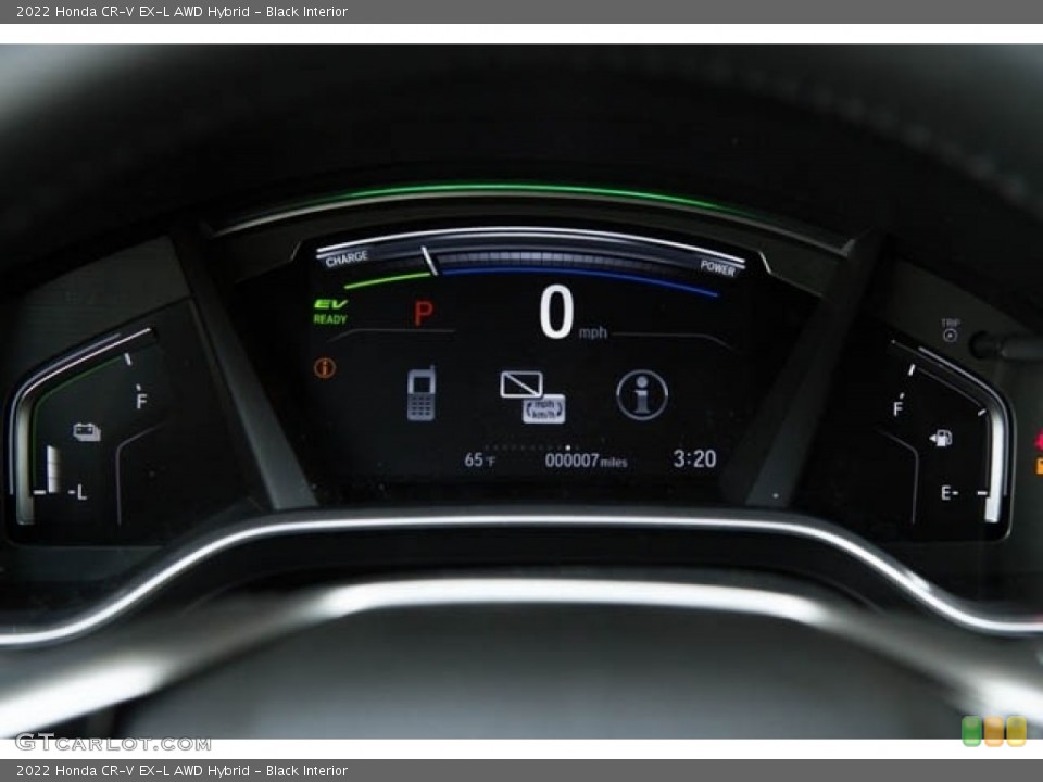 Black Interior Gauges for the 2022 Honda CR-V EX-L AWD Hybrid #143812739