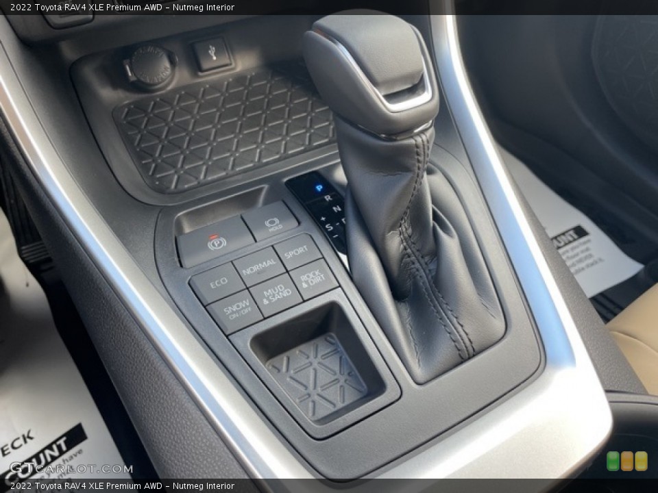 Nutmeg Interior Transmission for the 2022 Toyota RAV4 XLE Premium AWD #143812787