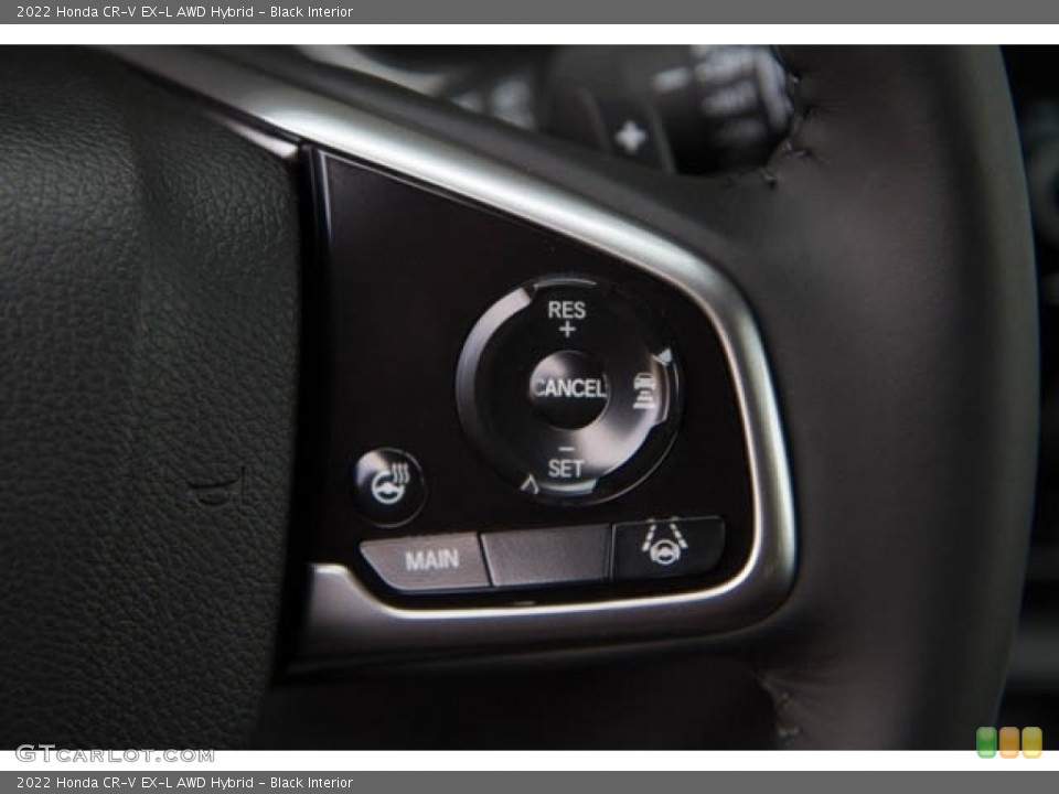 Black Interior Steering Wheel for the 2022 Honda CR-V EX-L AWD Hybrid #143812799