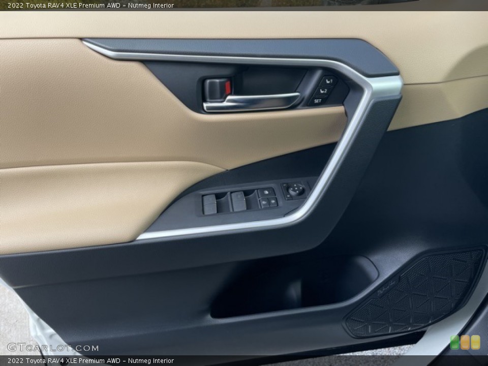 Nutmeg Interior Door Panel for the 2022 Toyota RAV4 XLE Premium AWD #143812901