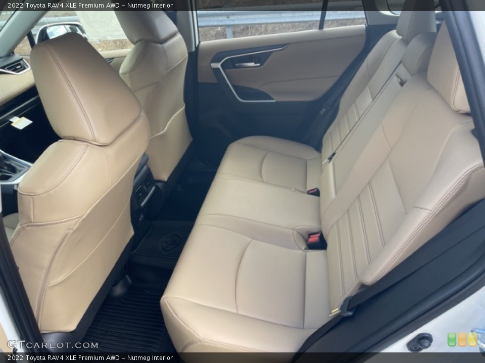 Nutmeg Interior Rear Seat for the 2022 Toyota RAV4 XLE Premium AWD #143812943