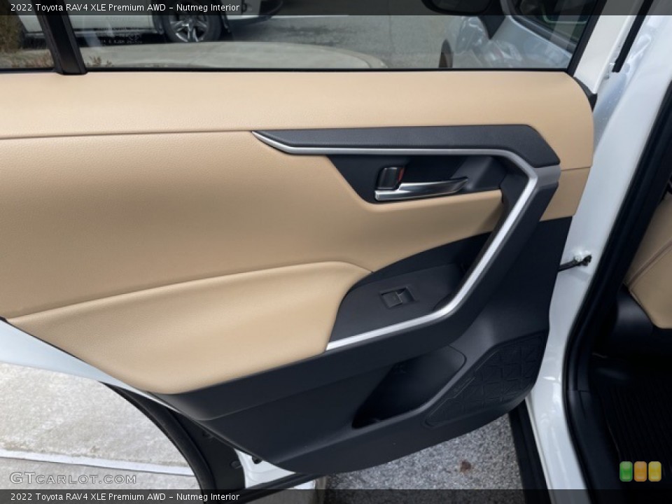 Nutmeg Interior Door Panel for the 2022 Toyota RAV4 XLE Premium AWD #143812970