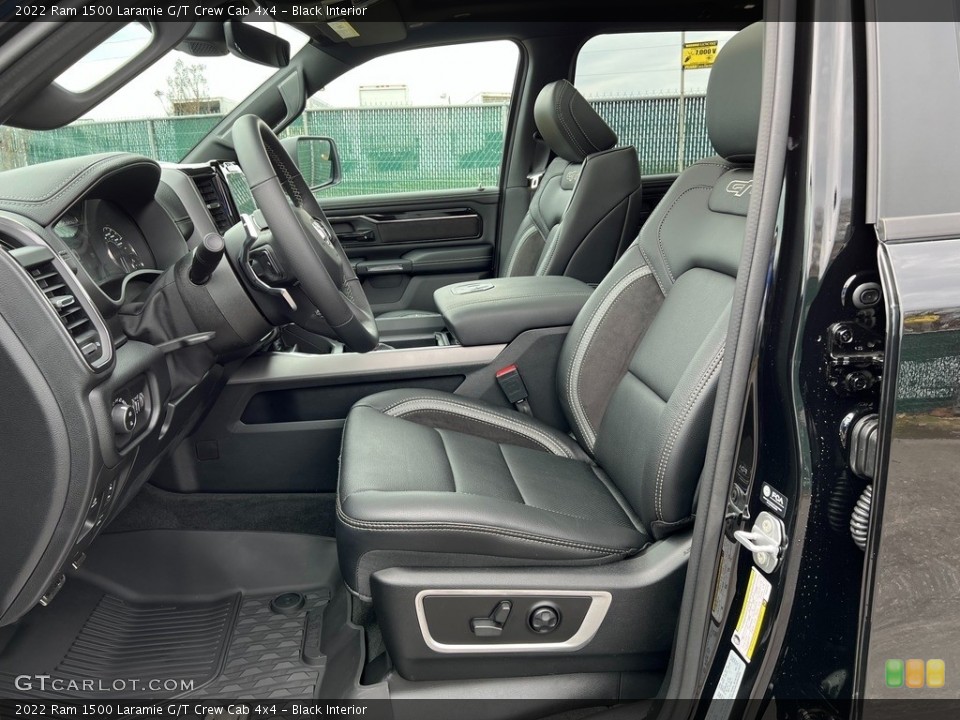 Black Interior Photo for the 2022 Ram 1500 Laramie G/T Crew Cab 4x4 #143815127