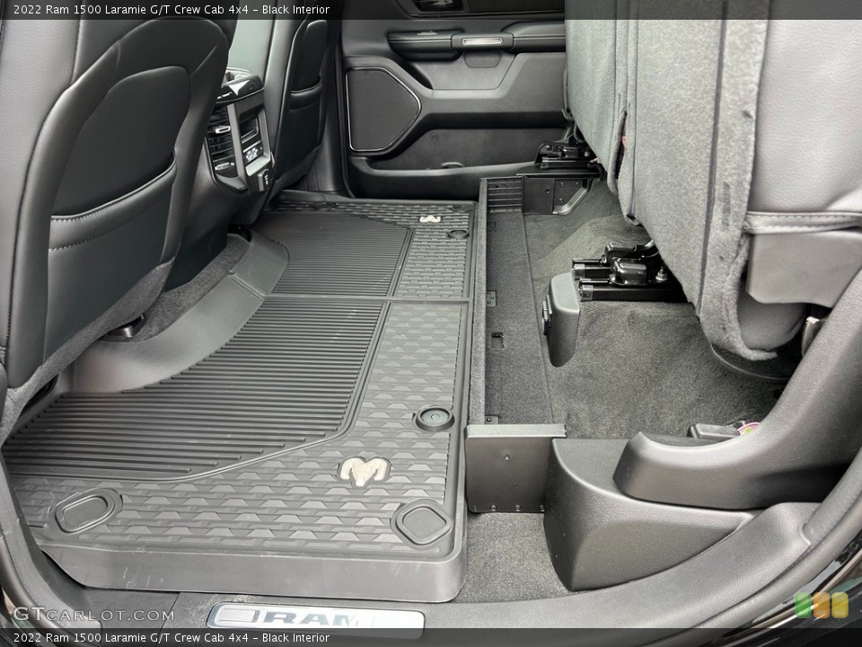 Black Interior Rear Seat for the 2022 Ram 1500 Laramie G/T Crew Cab 4x4 #143815181