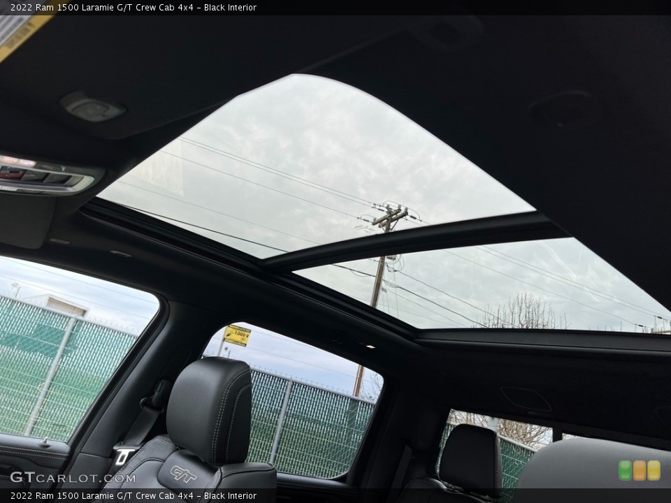 Black Interior Sunroof for the 2022 Ram 1500 Laramie G/T Crew Cab 4x4 #143815409
