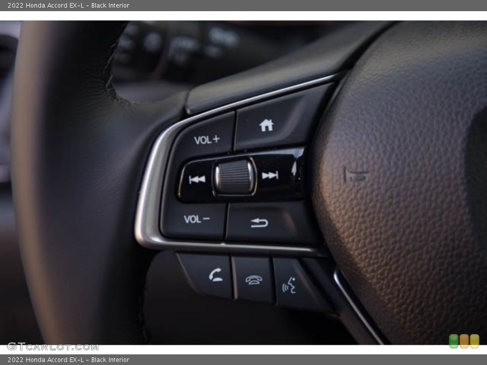 Black Interior Steering Wheel for the 2022 Honda Accord EX-L #143815493