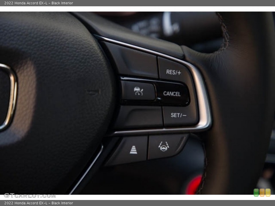 Black Interior Steering Wheel for the 2022 Honda Accord EX-L #143815496