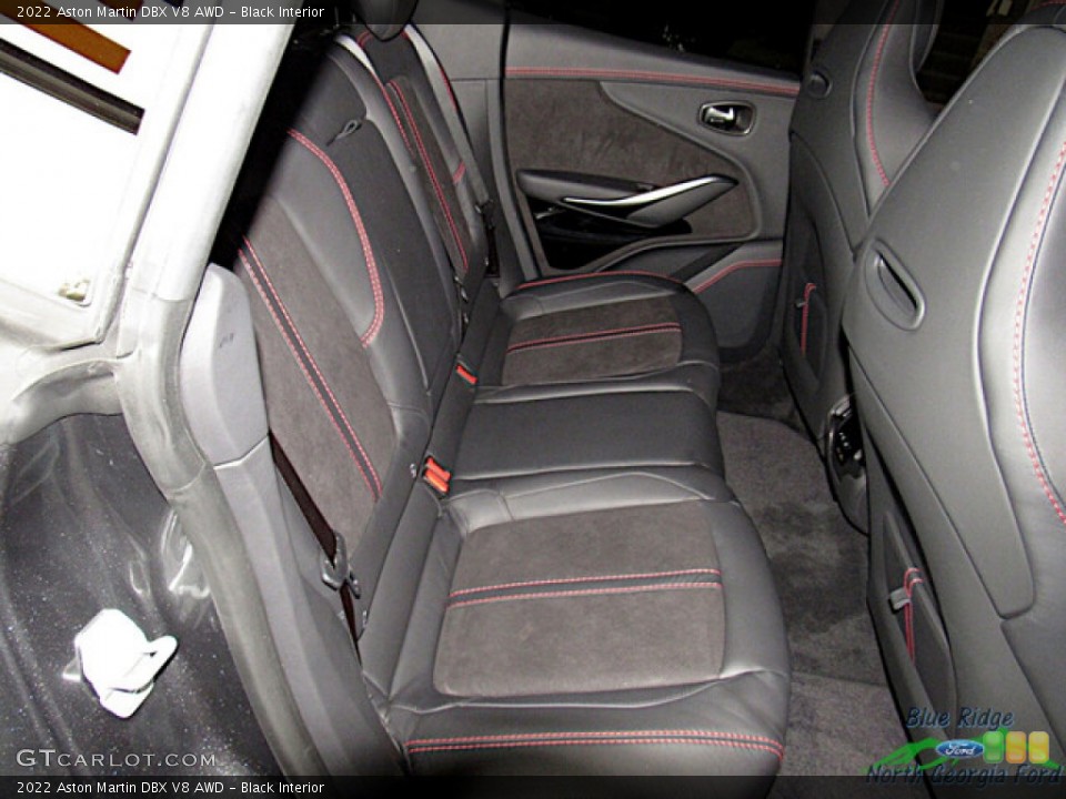 Black Interior Rear Seat for the 2022 Aston Martin DBX V8 AWD #143816228