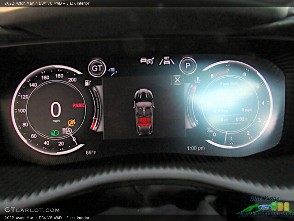 Black Interior Gauges for the 2022 Aston Martin DBX V8 AWD #143816330