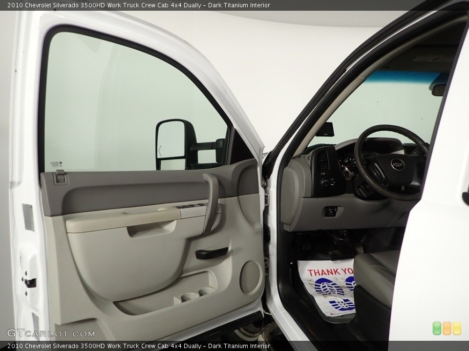 Dark Titanium Interior Door Panel for the 2010 Chevrolet Silverado 3500HD Work Truck Crew Cab 4x4 Dually #143819850