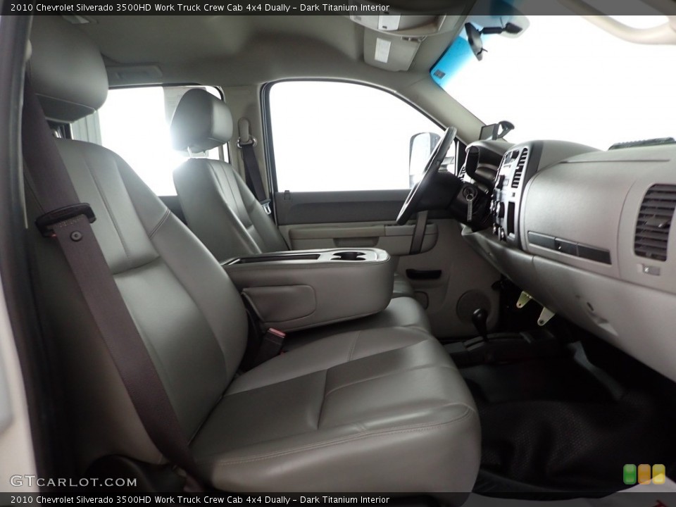 Dark Titanium Interior Front Seat for the 2010 Chevrolet Silverado 3500HD Work Truck Crew Cab 4x4 Dually #143820129
