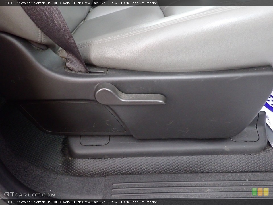 Dark Titanium Interior Front Seat for the 2010 Chevrolet Silverado 3500HD Work Truck Crew Cab 4x4 Dually #143820141