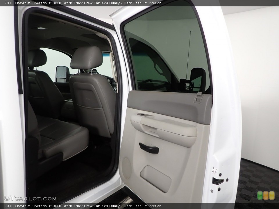 Dark Titanium Interior Door Panel for the 2010 Chevrolet Silverado 3500HD Work Truck Crew Cab 4x4 Dually #143820159