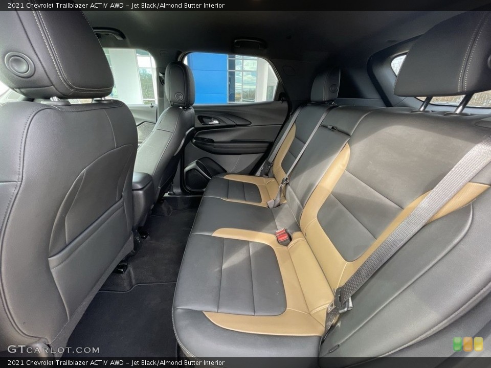 Jet Black/Almond Butter Interior Rear Seat for the 2021 Chevrolet Trailblazer ACTIV AWD #143820321