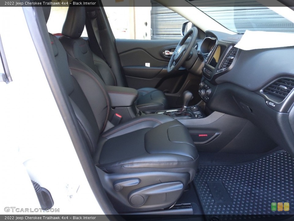 Black Interior Front Seat for the 2022 Jeep Cherokee Trailhawk 4x4 #143820747