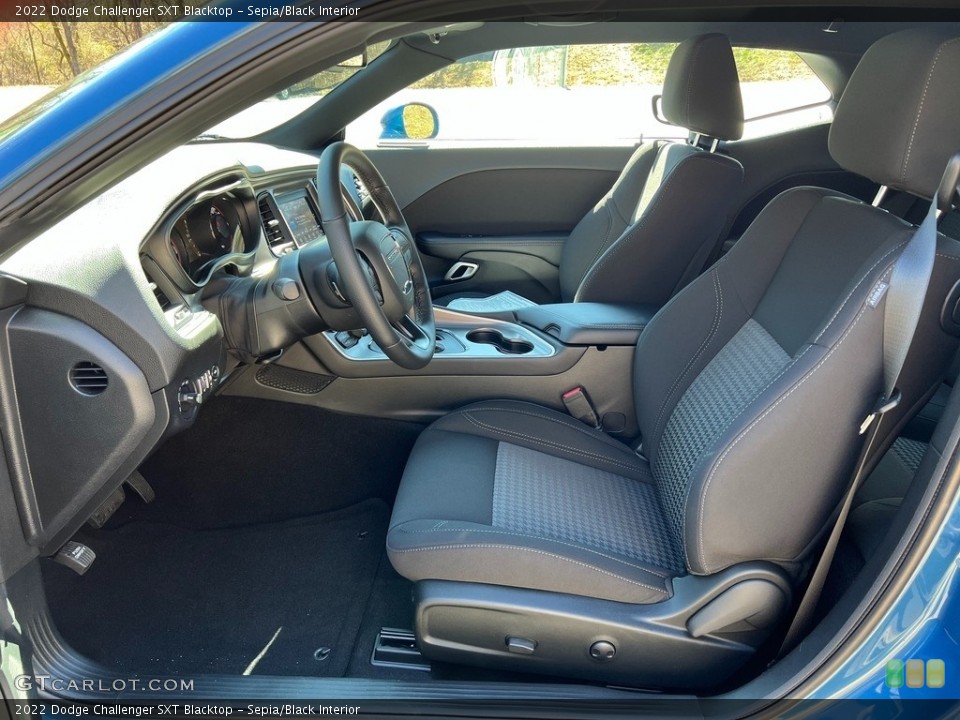 Sepia/Black 2022 Dodge Challenger Interiors