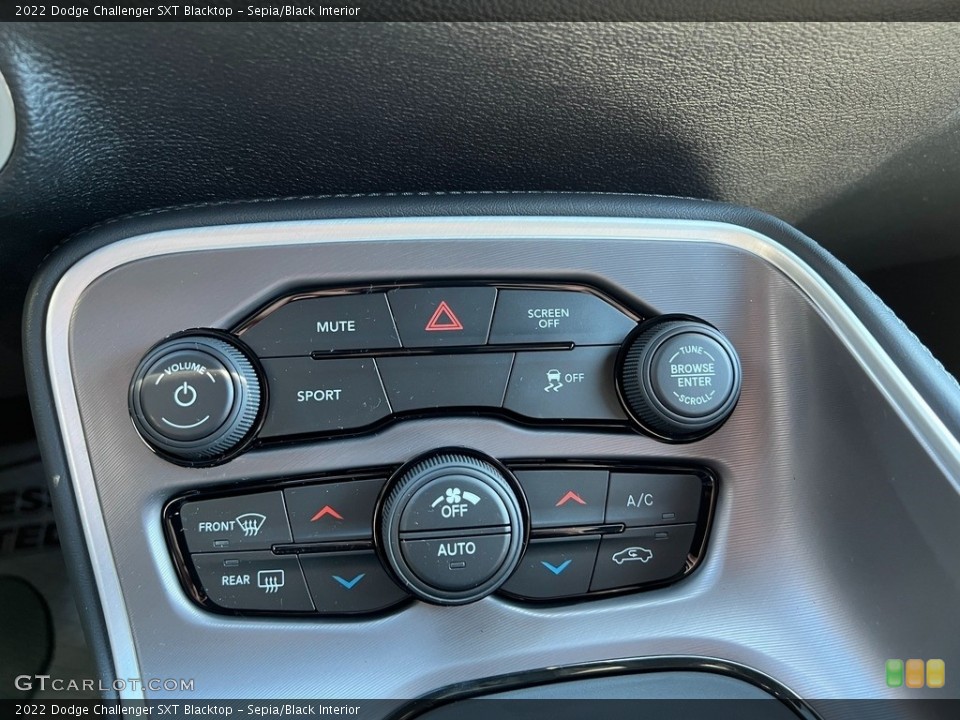 Sepia/Black Interior Controls for the 2022 Dodge Challenger SXT Blacktop #143821494
