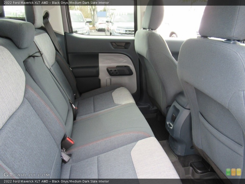 Black Onyx/Medium Dark Slate Interior Rear Seat for the 2022 Ford Maverick XLT AWD #143828626
