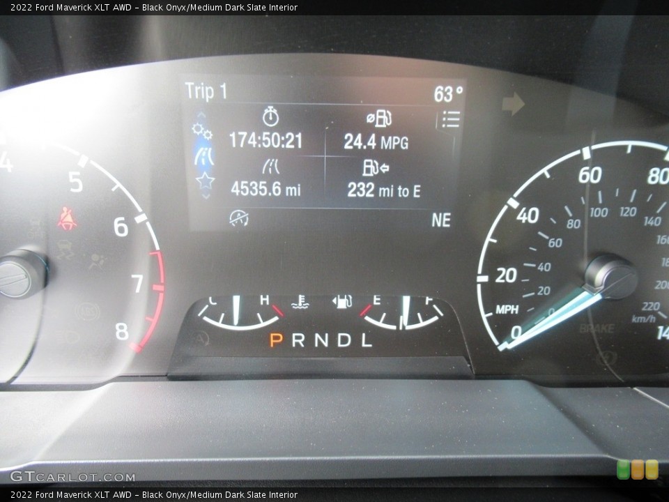 Black Onyx/Medium Dark Slate Interior Gauges for the 2022 Ford Maverick XLT AWD #143828668