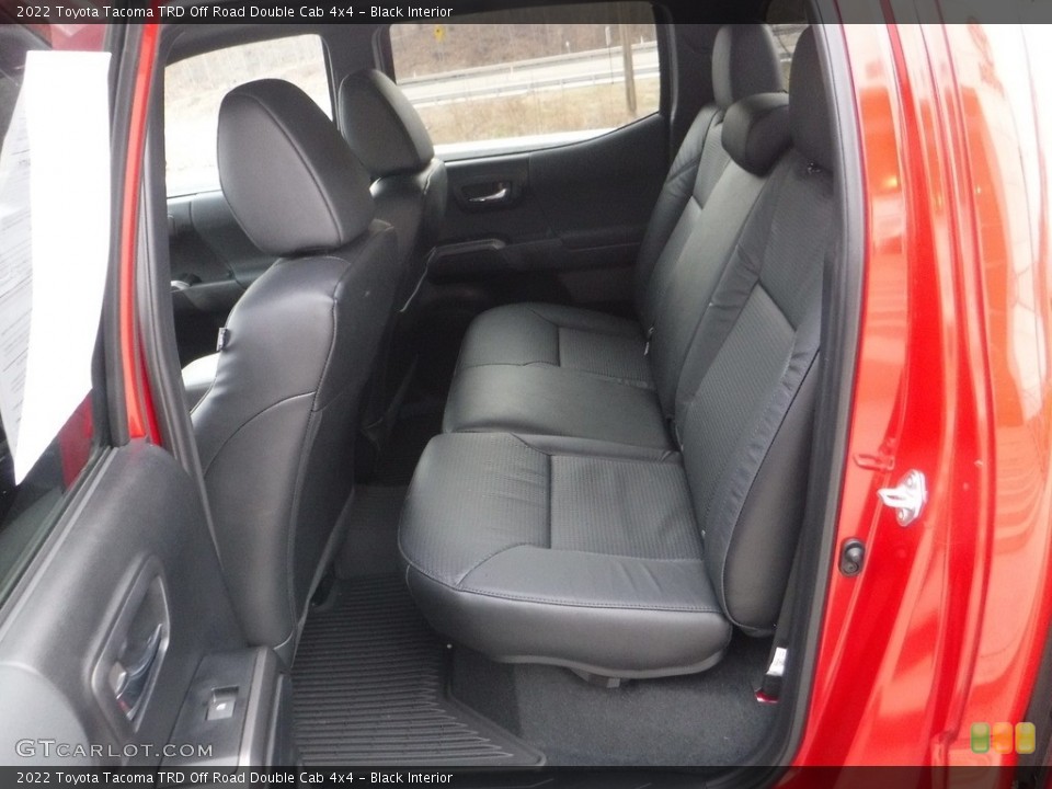 Black Interior Rear Seat for the 2022 Toyota Tacoma TRD Off Road Double Cab 4x4 #143832995