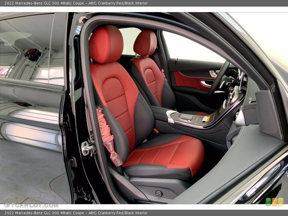 AMG Cranberry Red/Black Interior Photo for the 2022 Mercedes-Benz GLC 300 4Matic Coupe #143833683