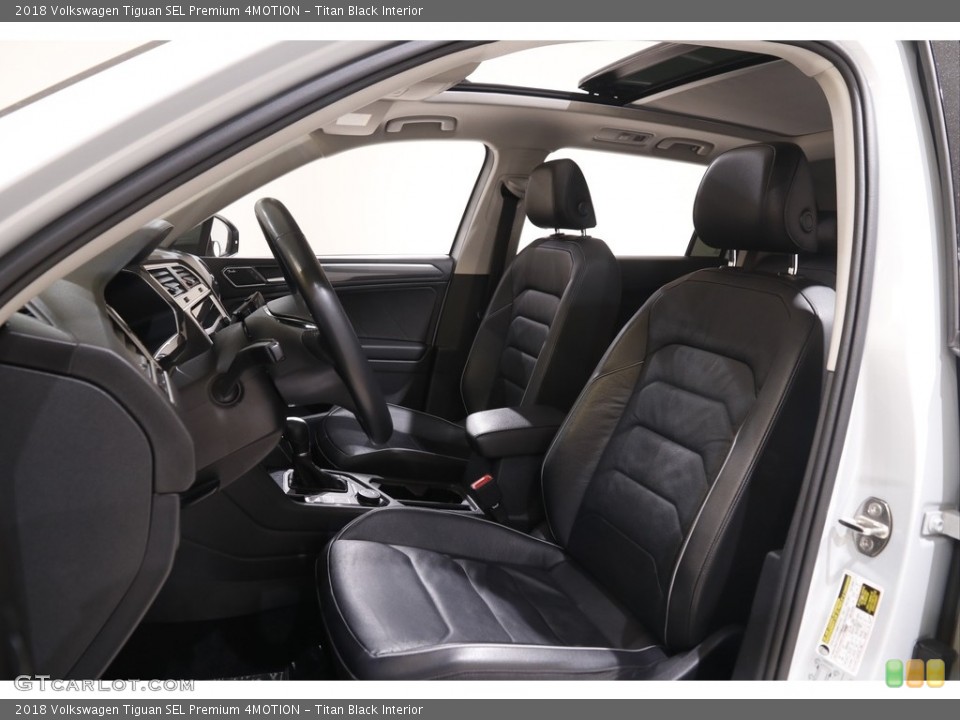 Titan Black Interior Front Seat for the 2018 Volkswagen Tiguan SEL Premium 4MOTION #143834113