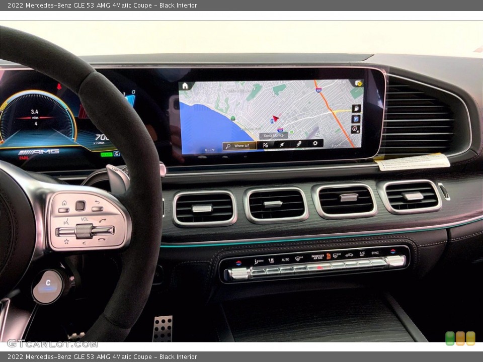 Black Interior Navigation for the 2022 Mercedes-Benz GLE 53 AMG 4Matic Coupe #143834143