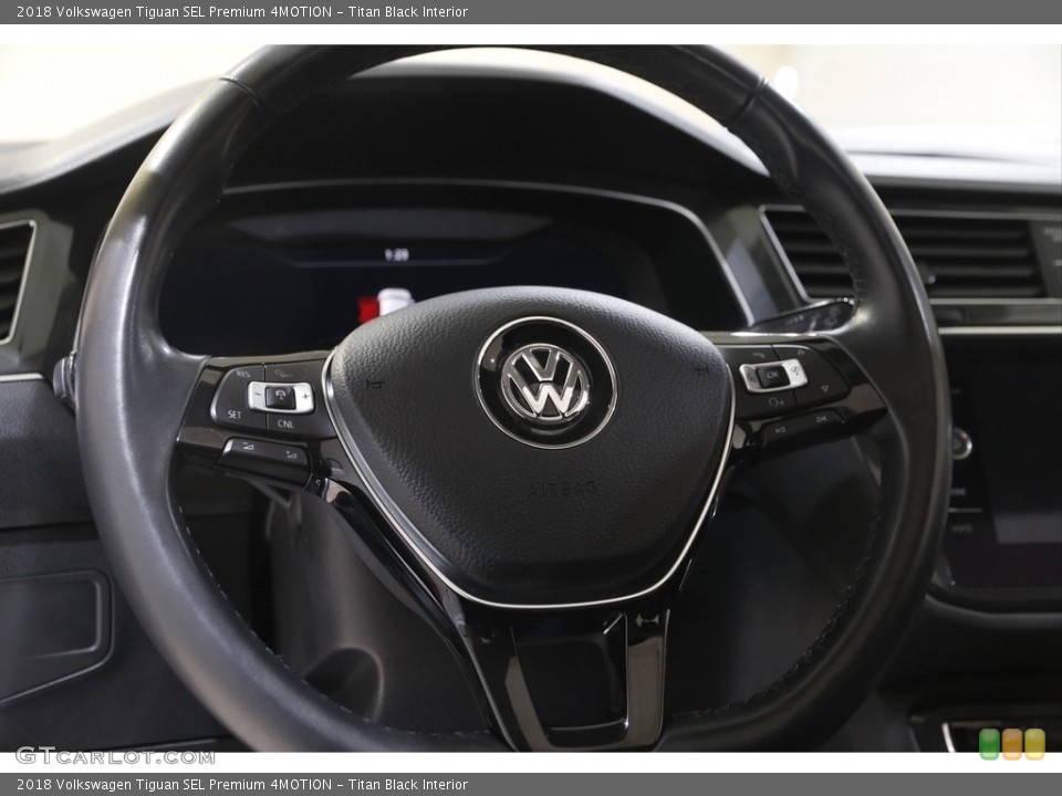 Titan Black Interior Steering Wheel for the 2018 Volkswagen Tiguan SEL Premium 4MOTION #143834152