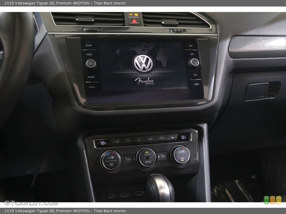 Titan Black Interior Controls for the 2018 Volkswagen Tiguan SEL Premium 4MOTION #143834188