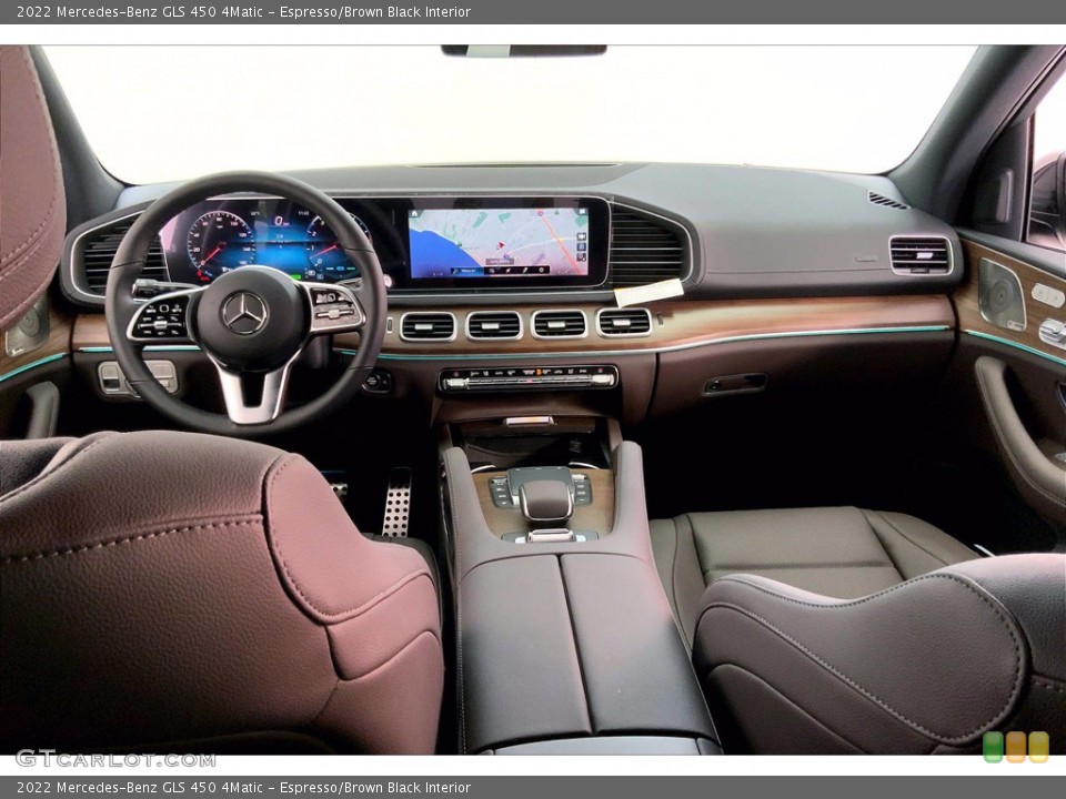 Espresso/Brown Black Interior Dashboard for the 2022 Mercedes-Benz GLS 450 4Matic #143834545