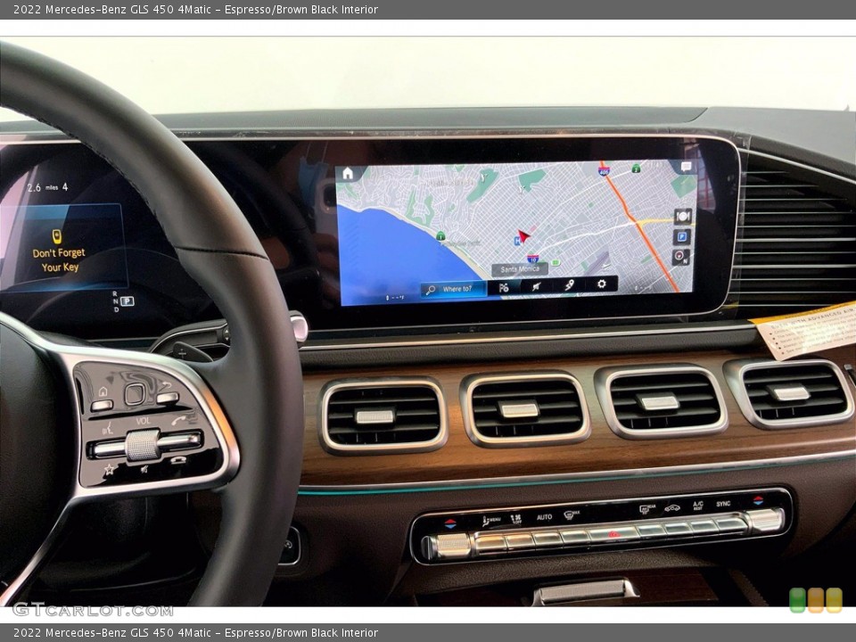 Espresso/Brown Black Interior Navigation for the 2022 Mercedes-Benz GLS 450 4Matic #143834572