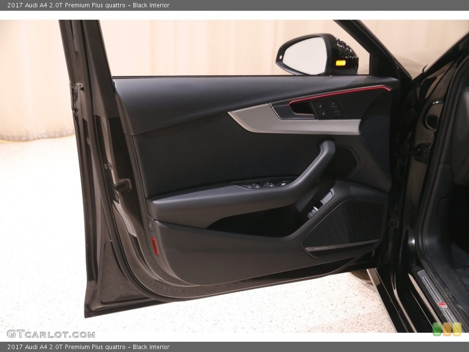 Black Interior Door Panel for the 2017 Audi A4 2.0T Premium Plus quattro #143835709