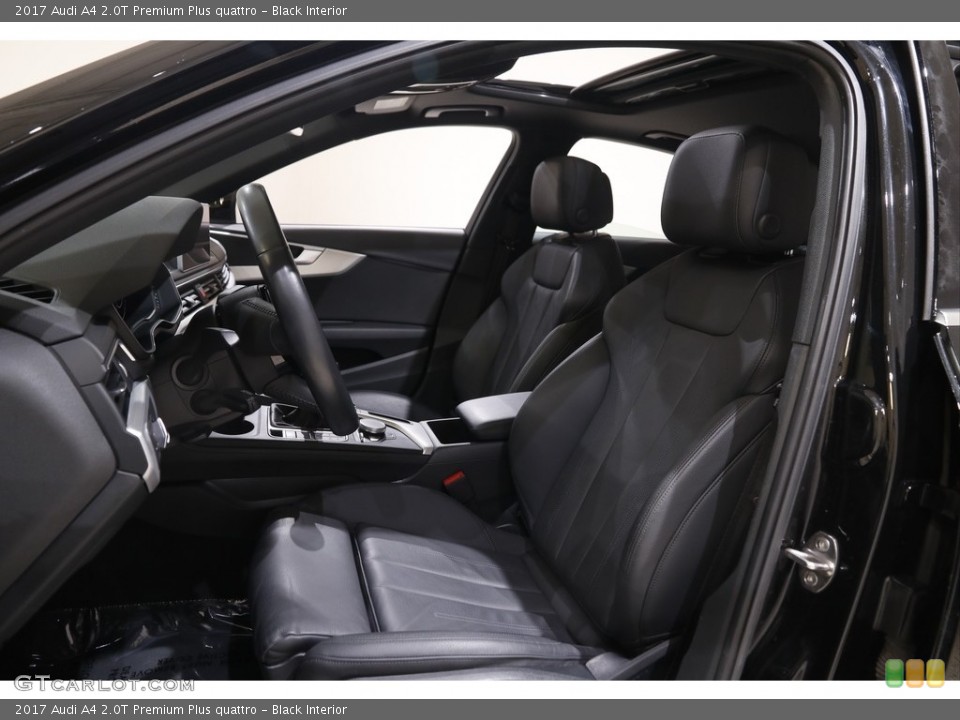 Black Interior Front Seat for the 2017 Audi A4 2.0T Premium Plus quattro #143835727